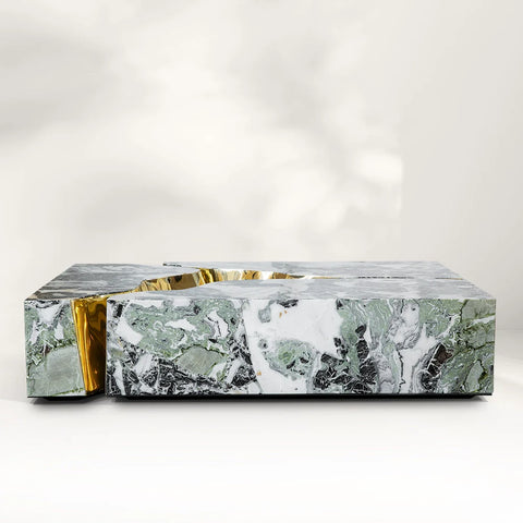 Between Canyons Ⅱ Square Marble Coffee Table