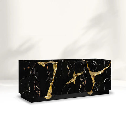 Between Canyons Modern Marble Sideboard Cabinet