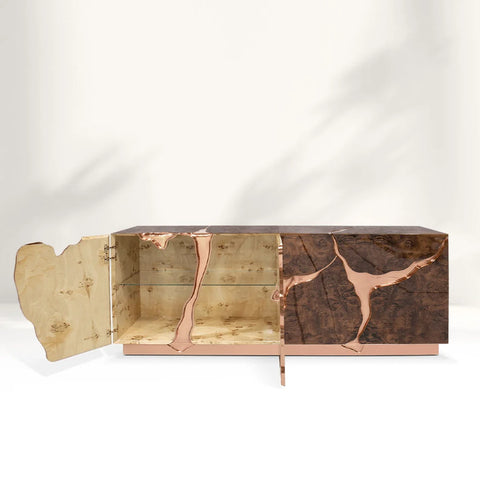 Between Canyons Wood Sideboard