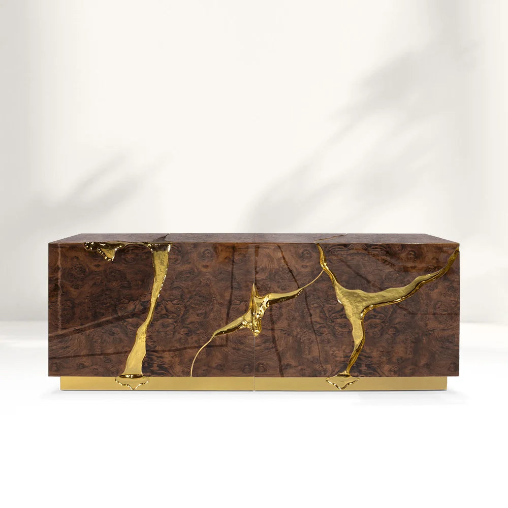 Between Canyons Wood Sideboard