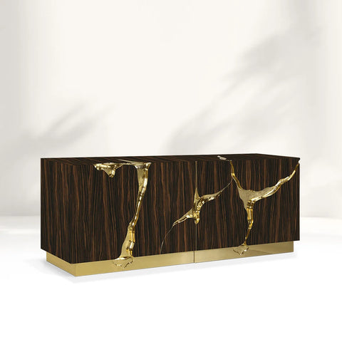 Between Canyons Wood Sideboard