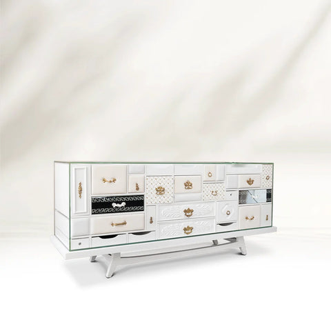 Mondrian White Sideboard