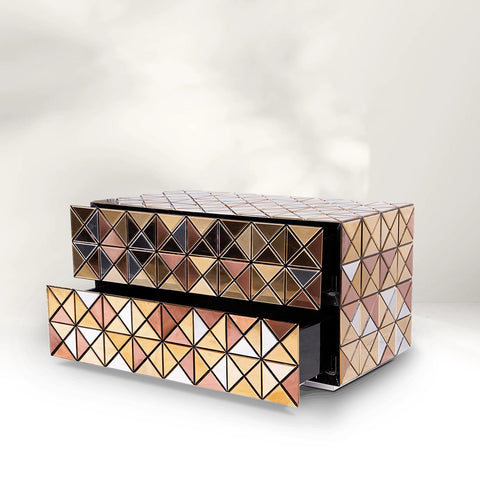 Boca Pixel Unique Nightstands 2 Drawers