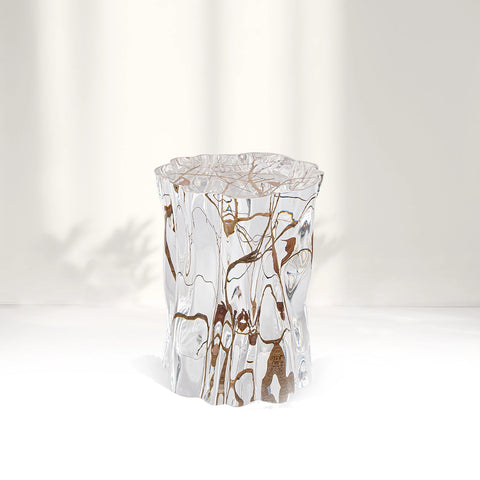 Branches Acrylic Stool Side Table - Ripple