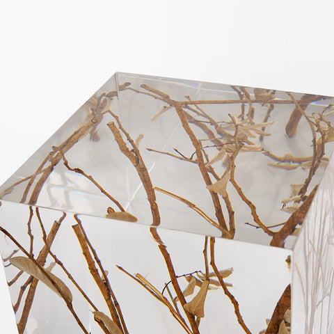 Branches Acrylic Stool Side Table