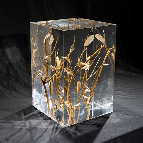 Branches Acrylic Stool Side Table