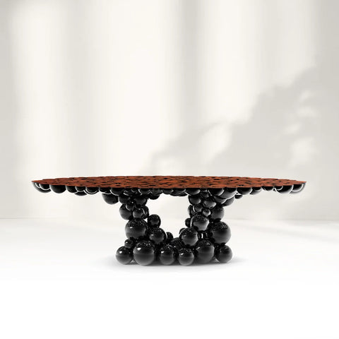 Bubble Boca Modern Wood Dining Table