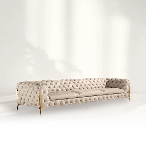 Chesterfield Cream Modern Sofa