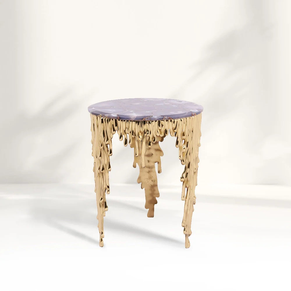 Direct Current Round Side Table