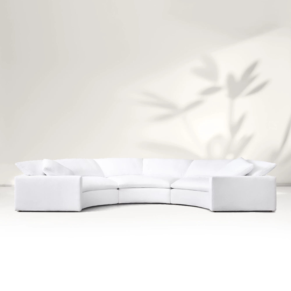 Eliza Cloud Curve Sectional Sofas