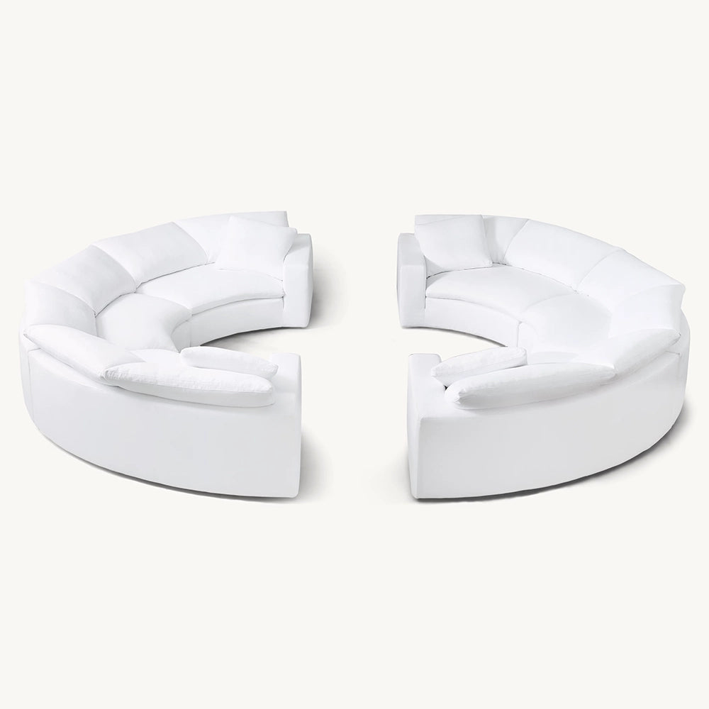 Eliza Cloud Curve Sectional Sofas