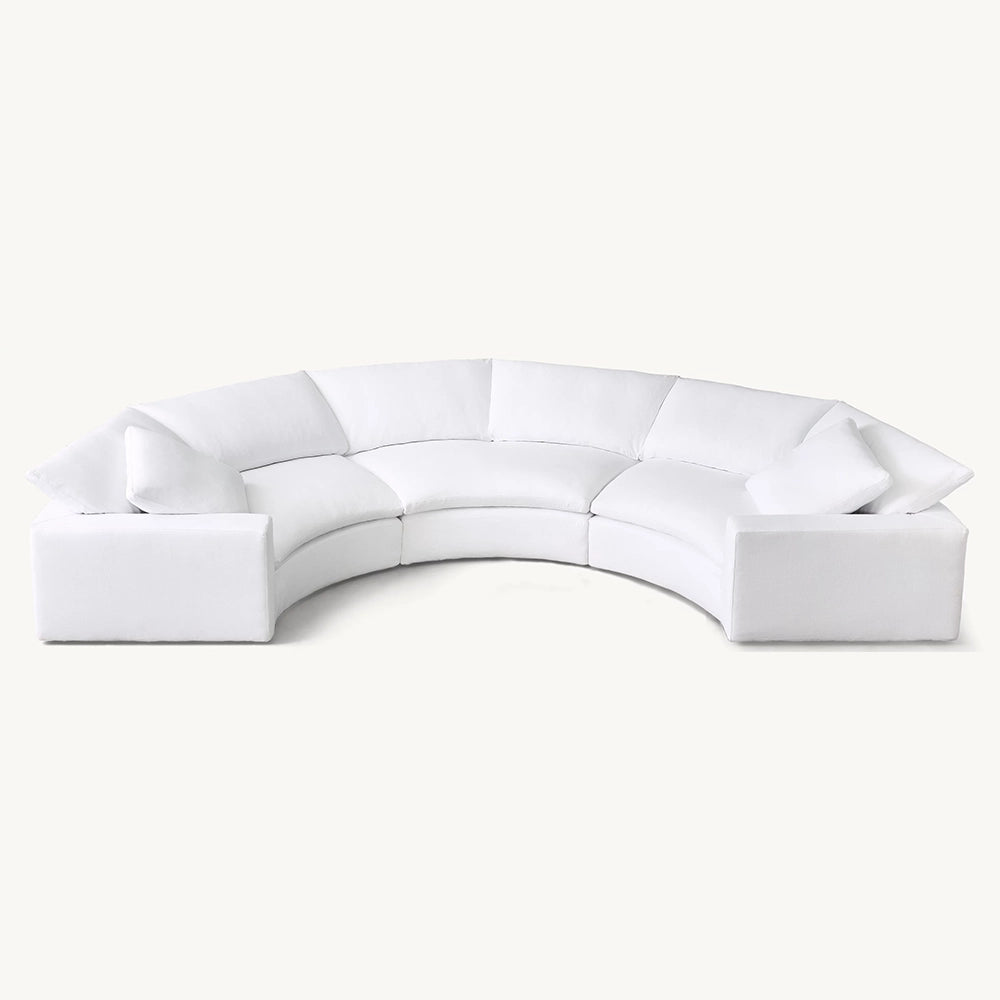 Eliza Cloud Curve Sectional Sofas