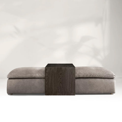 Eliza Modular Fabric Waterfall Coffee Table Ottoman