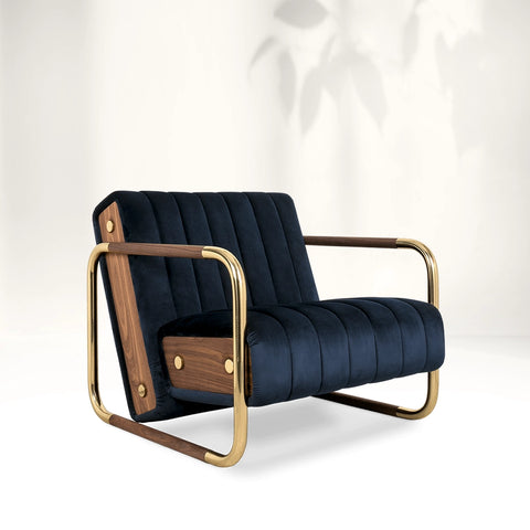 Essential Minelli Velvet Armchair