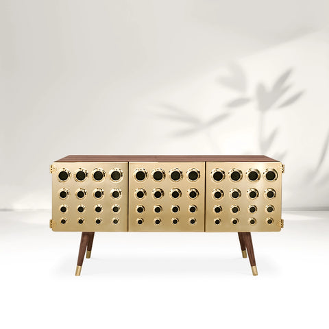 Essential Monocles Brass Sideboard