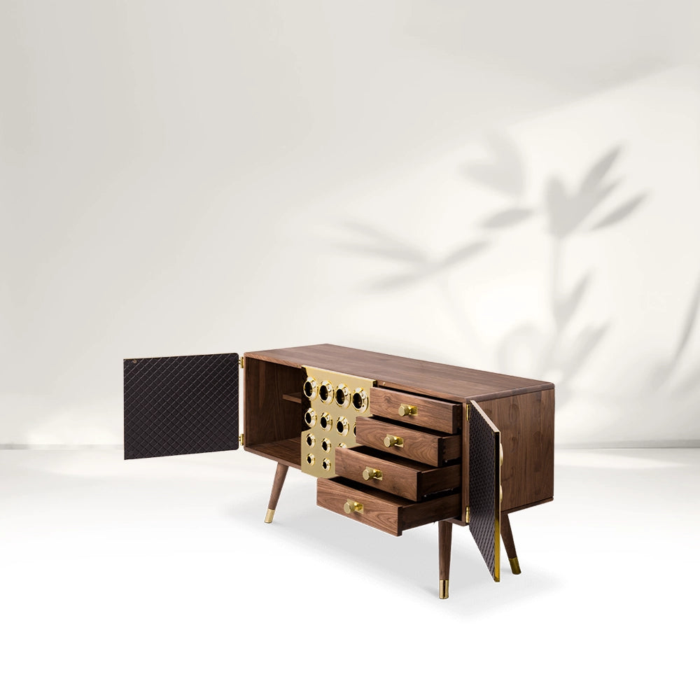 Essential Monocles Brass Sideboard