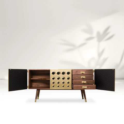 Essential Monocles Brass Sideboard