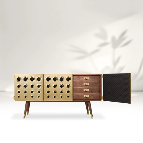 Essential Monocles Brass Sideboard