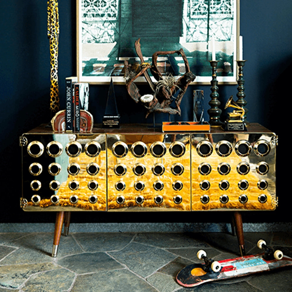 Essential Monocles Brass Sideboard