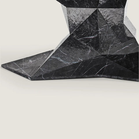 Geometric Marble Dining Table