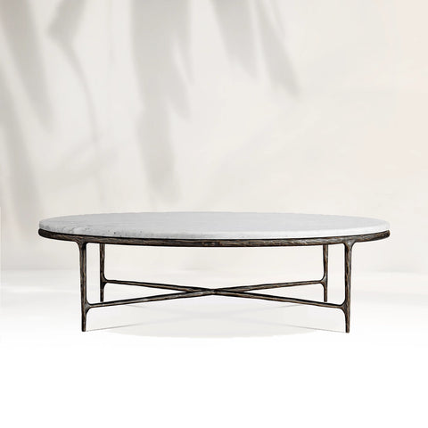 Giacometti Marble Round Coffee Table