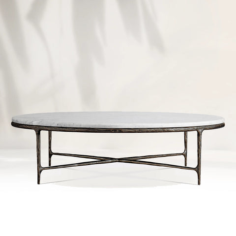 Giacometti Marble Round Coffee Table