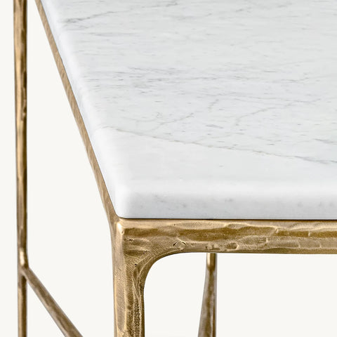 Giacometti Marble Square Console Table