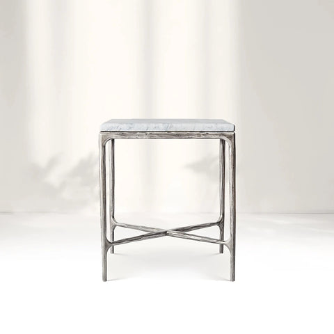 Giacometti Marble Square Side Table