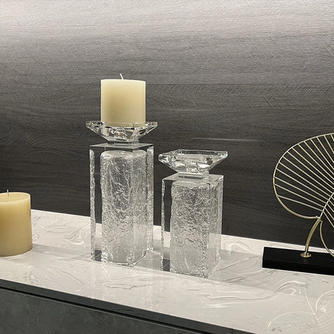 Glacier Acrylic Candleholder