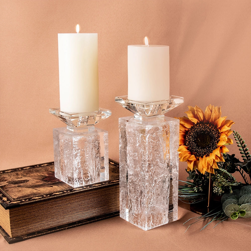 Glacier Acrylic Candleholder