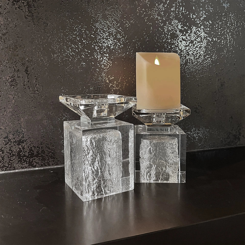 Glacier Acrylic Candleholder