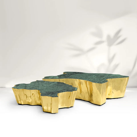 Growth Ring Solid Marble Coffee Tables