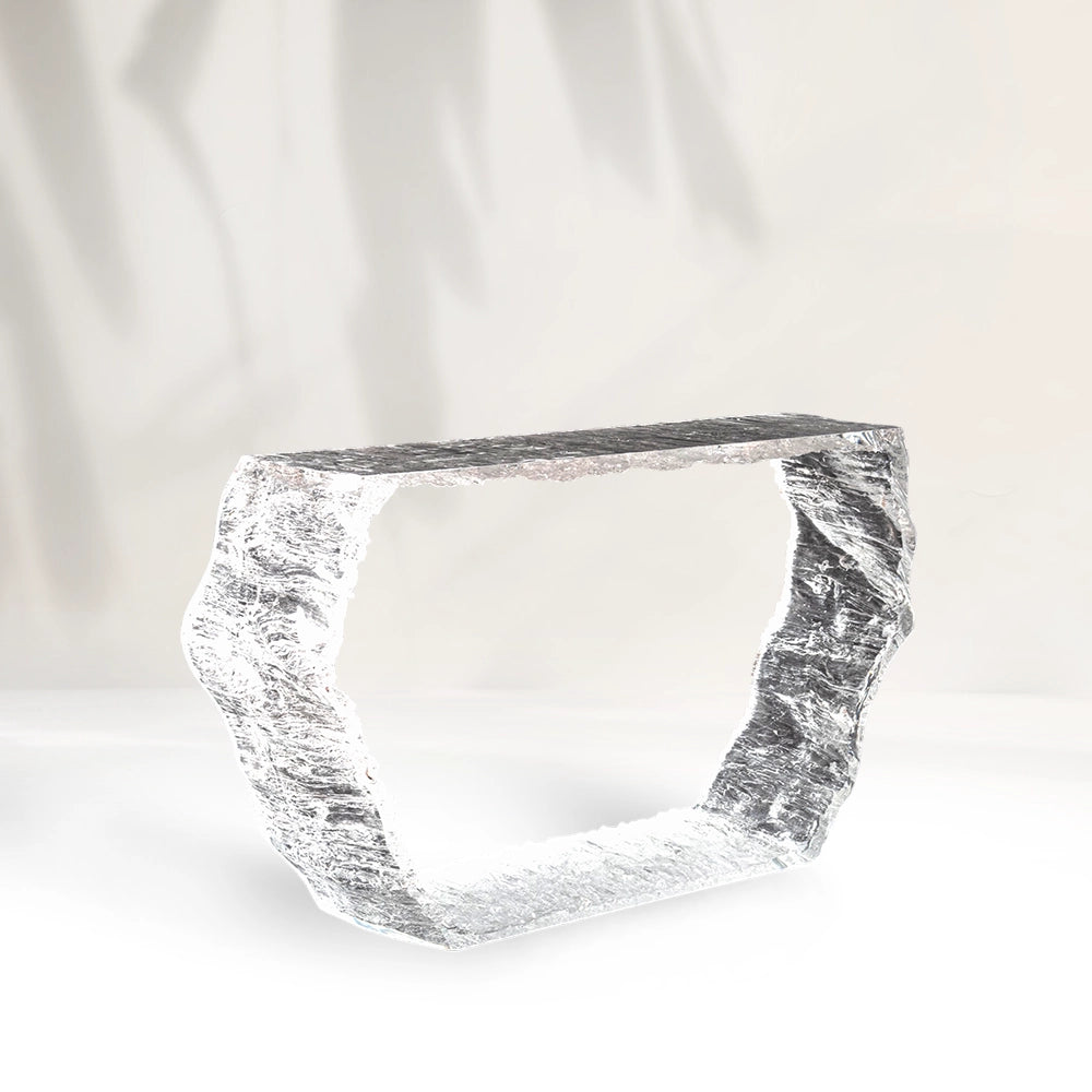 Ice Cave Acrylic Console Table