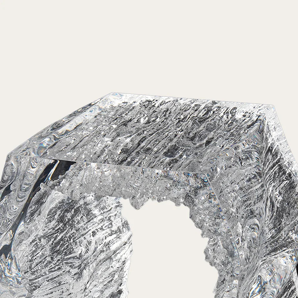 Ice Cave Acrylic Side Table