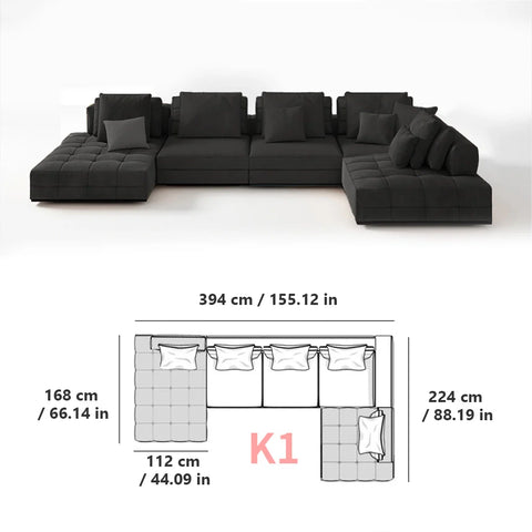 Lvasse Modular Sectional Sofa