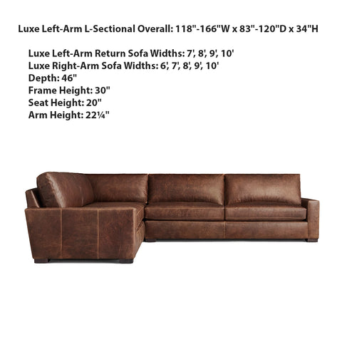 Mavica Leather Modular Sectional Sofa