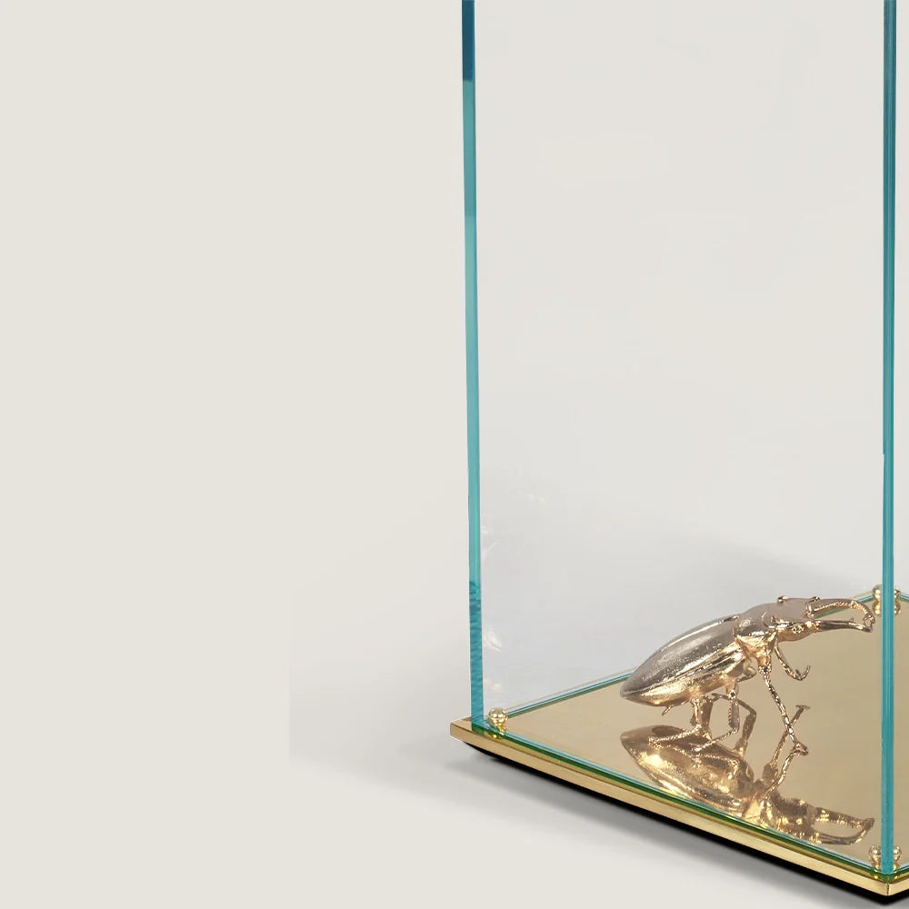 Metamorphosis Glass Marble Side Table