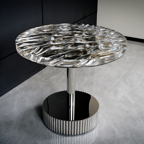 Miele Series Wave Acrylic Side Table