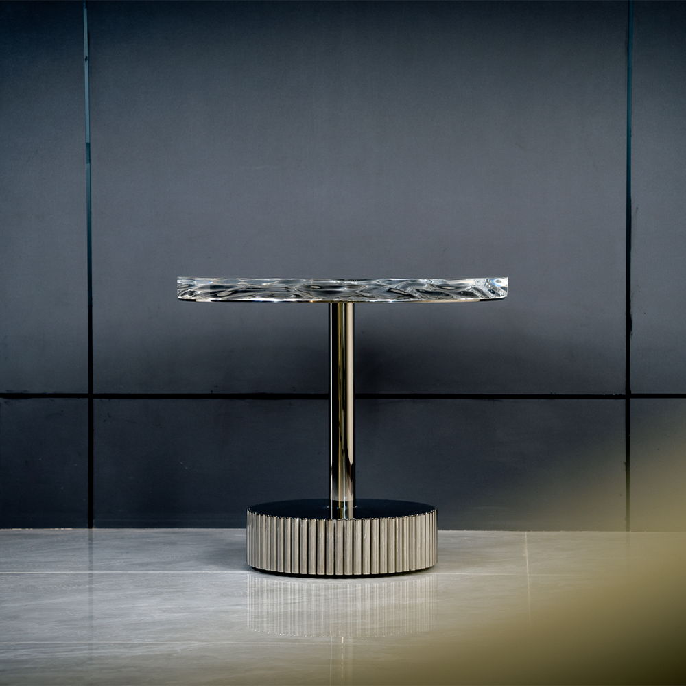 Miele Series Wave Acrylic Side Table