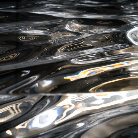 Miele Series Wave Acrylic Side Table