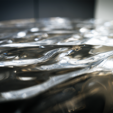 Miele Series Wave Acrylic Side Table