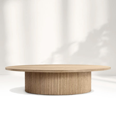 Mulho Round Wood Coffee Table