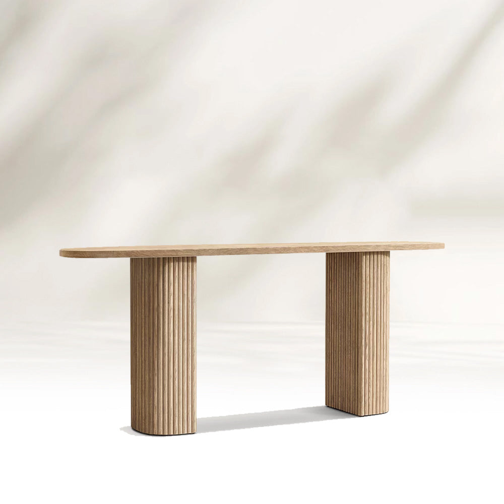 Mulho Plank Wood Console Table