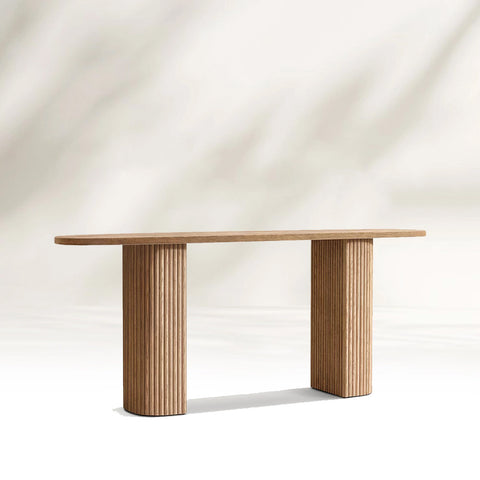 Mulho Plank Wood Console Table