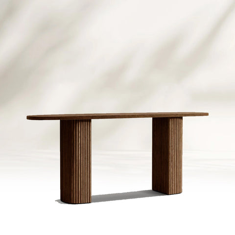 Mulho Plank Wood Console Table