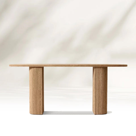 Mulho Plank Wood Console Table