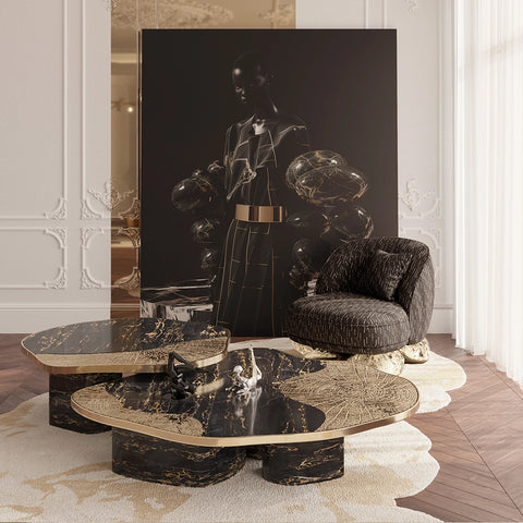 Ophelia Marble Center Table