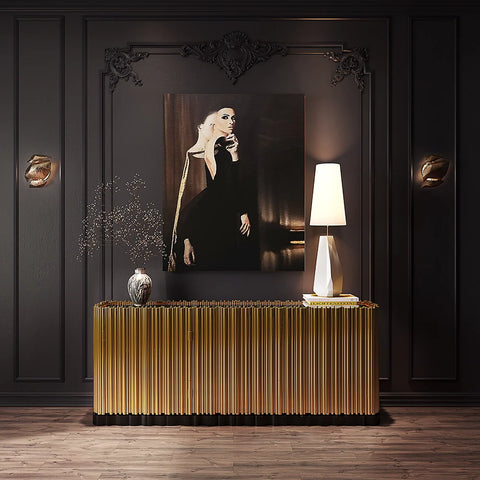 Orchestral Wood Sideboard