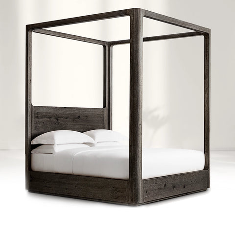 Osla Wood Canopy Bed