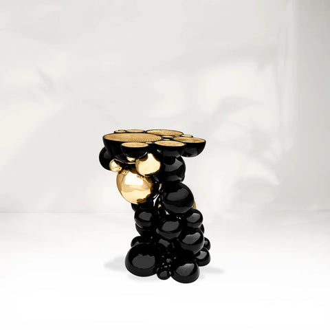 Bubble Boca Gold Side Table